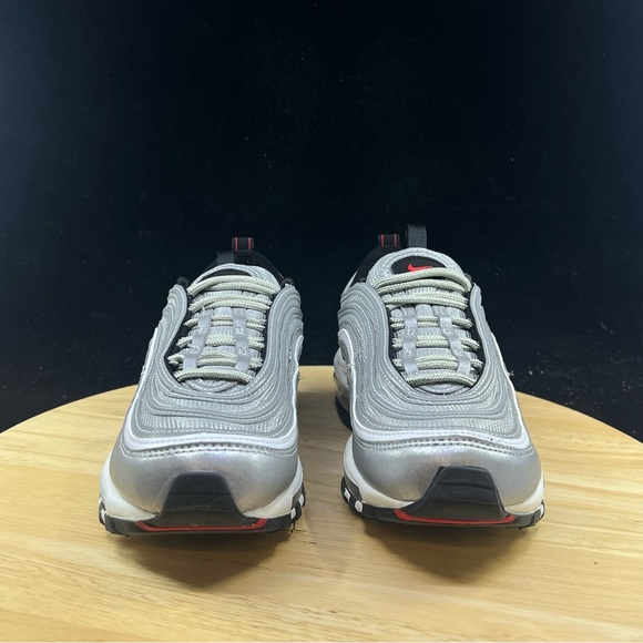 Women's Nike Air Max 97 OG “Metallic Silver/Varsity Red”Multi Size DQ9131-002 - Picture 3 of 9